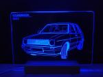 VW Gold 2 LED Schild